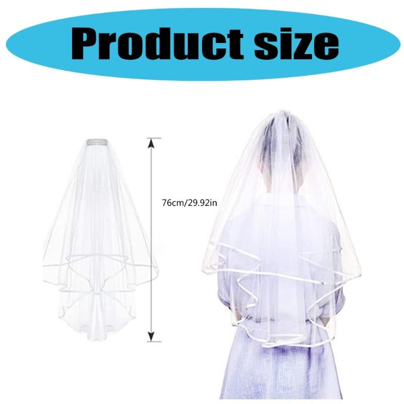 Bridal Veil Sash Crowns Set Handmade Jewelry Accessories for Wedding and Bachelorette Party Bride To Be Decoration