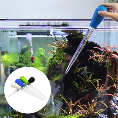 4Pcs 30ml Fish Tank Cleaning Waste Remover Manual Aquarium Water Changing Dropper Pipette Multi-functional Oil Suction Tube for Turkey Basters
