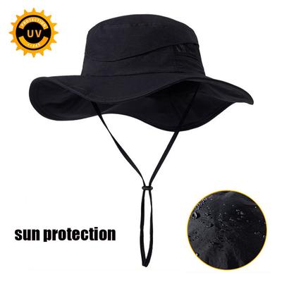 Men's Fashion New Breathable Fisherman Hat Ladies Outdoor Trendy Travel Hiking Hunting Fishing Shade Anti-UV Nylon Bucket Hat