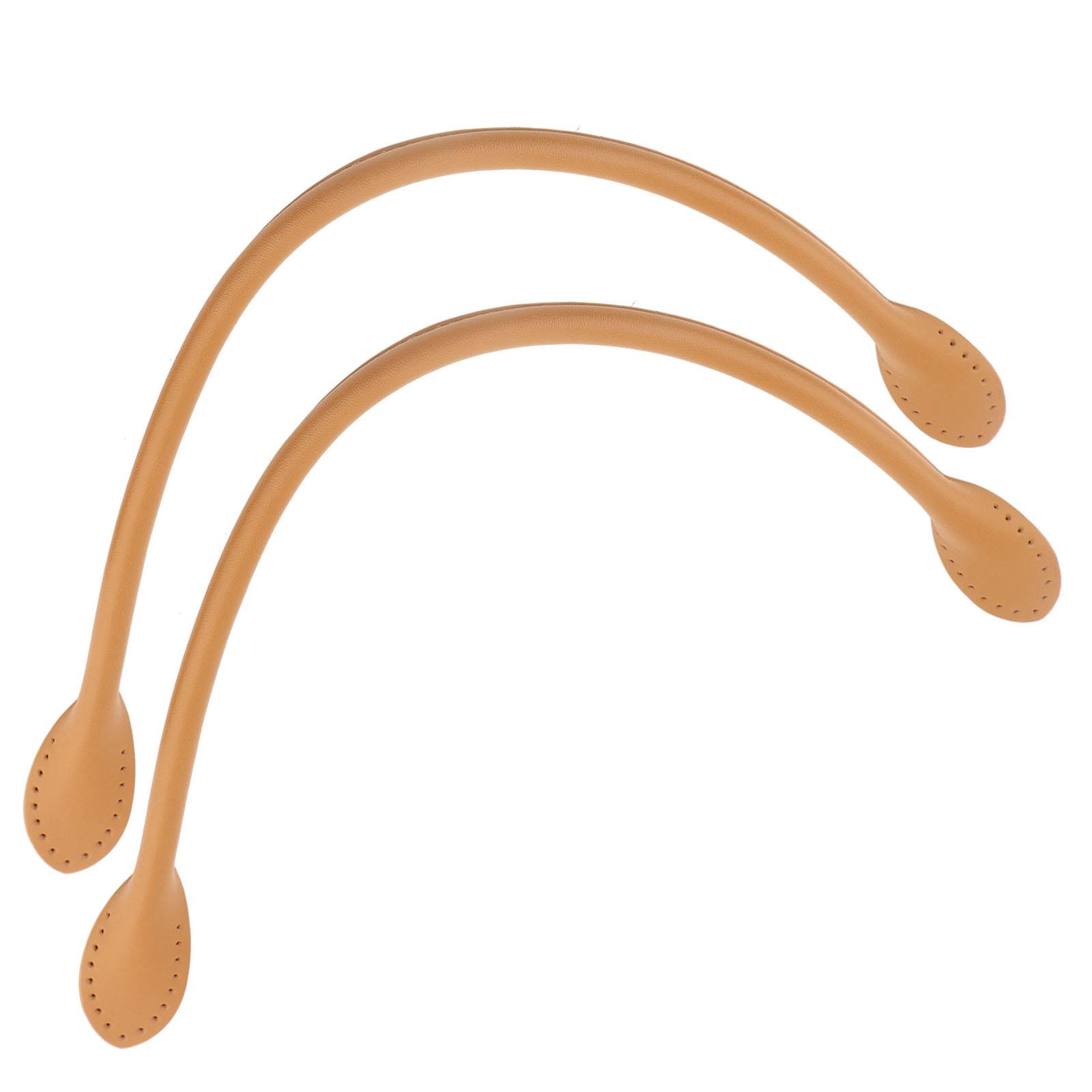 

2 шт. натуральная кожа сумки ремни ручка для DIY аксессуары для рук нитки бежевый Brown