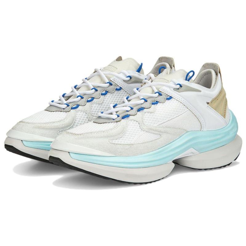 Puma Valiant Nitro Unnatural Unisex Low Top Running Shoes White Grey Blue 386718-01