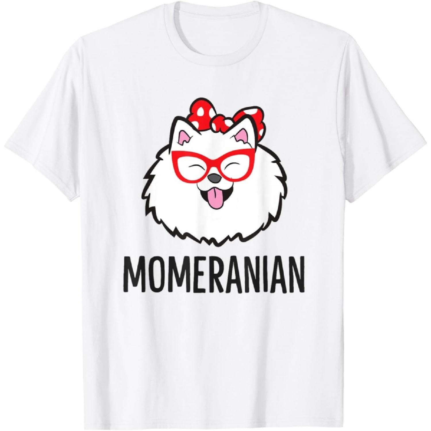 Pomeranian Mom Funny Momeranian Cute Pomeranian T-Shirt XXXXXL белый