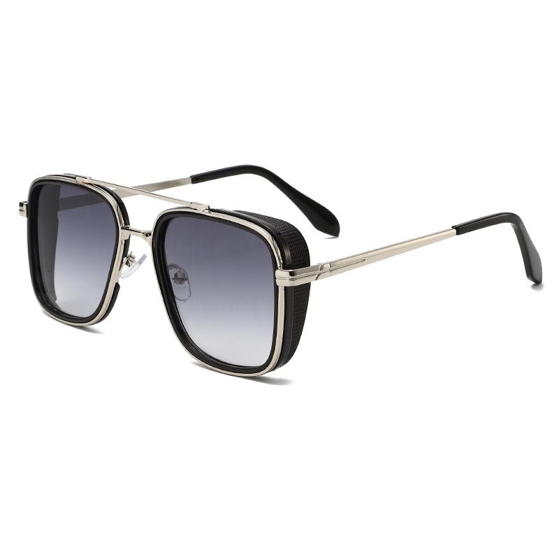 New Vintage Metal Frame Square Sunglasses Women Men Rectangle Sun Glasses Oval Eyewear Sunglasses for Male Female Eyeglasses