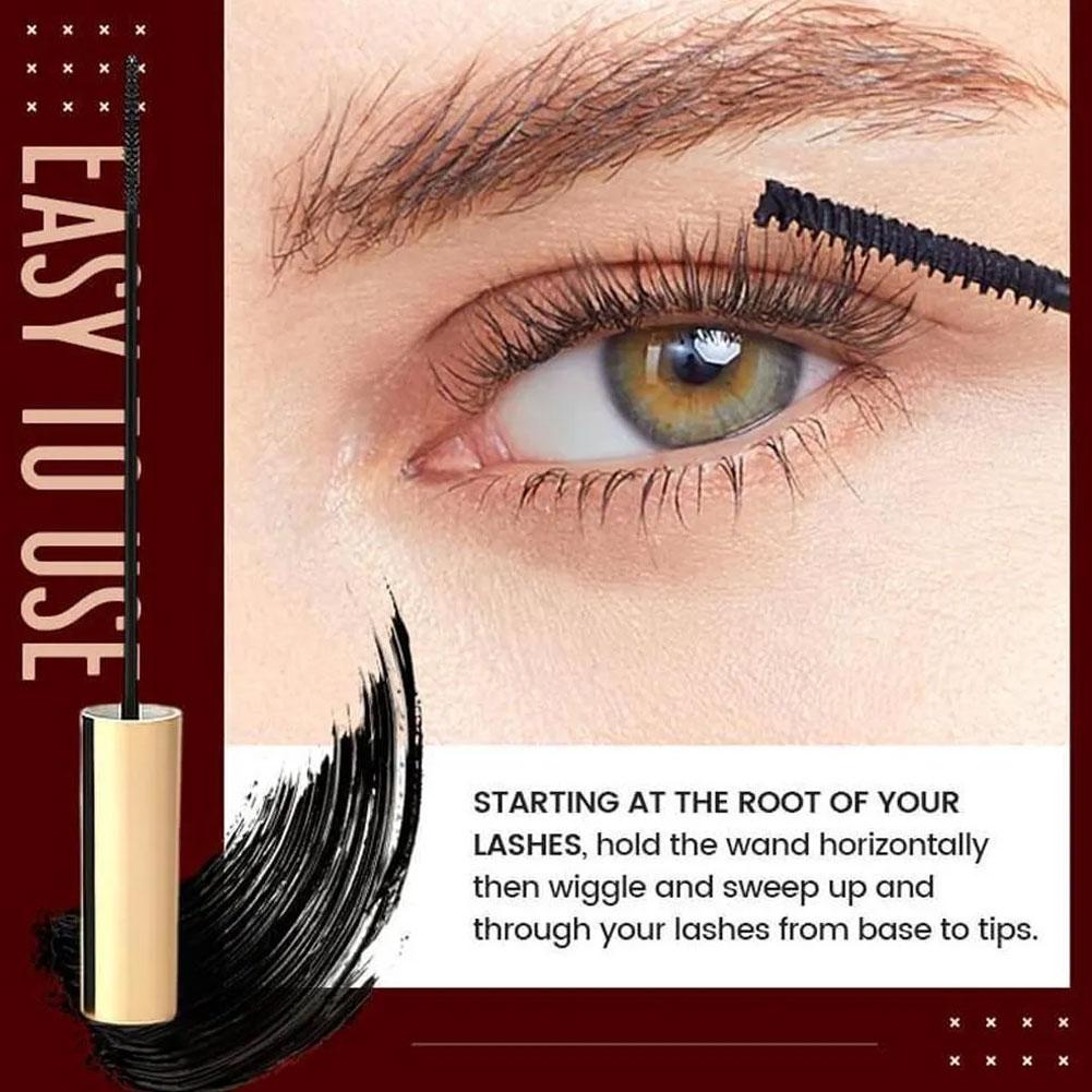Bright and Long-lasting Waterproof Mascara for Eyelashes Curly and Long