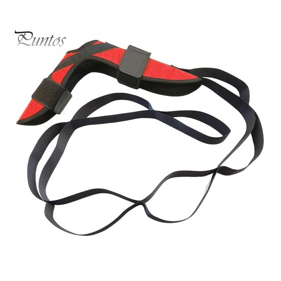 

Ремінь для розтяжки йоги з петлею Регульована стрічка для розтяжки стопи та литки Чоловіки Жінки Домашнє тренування Вправа Фізична терапія Еспандер червоний