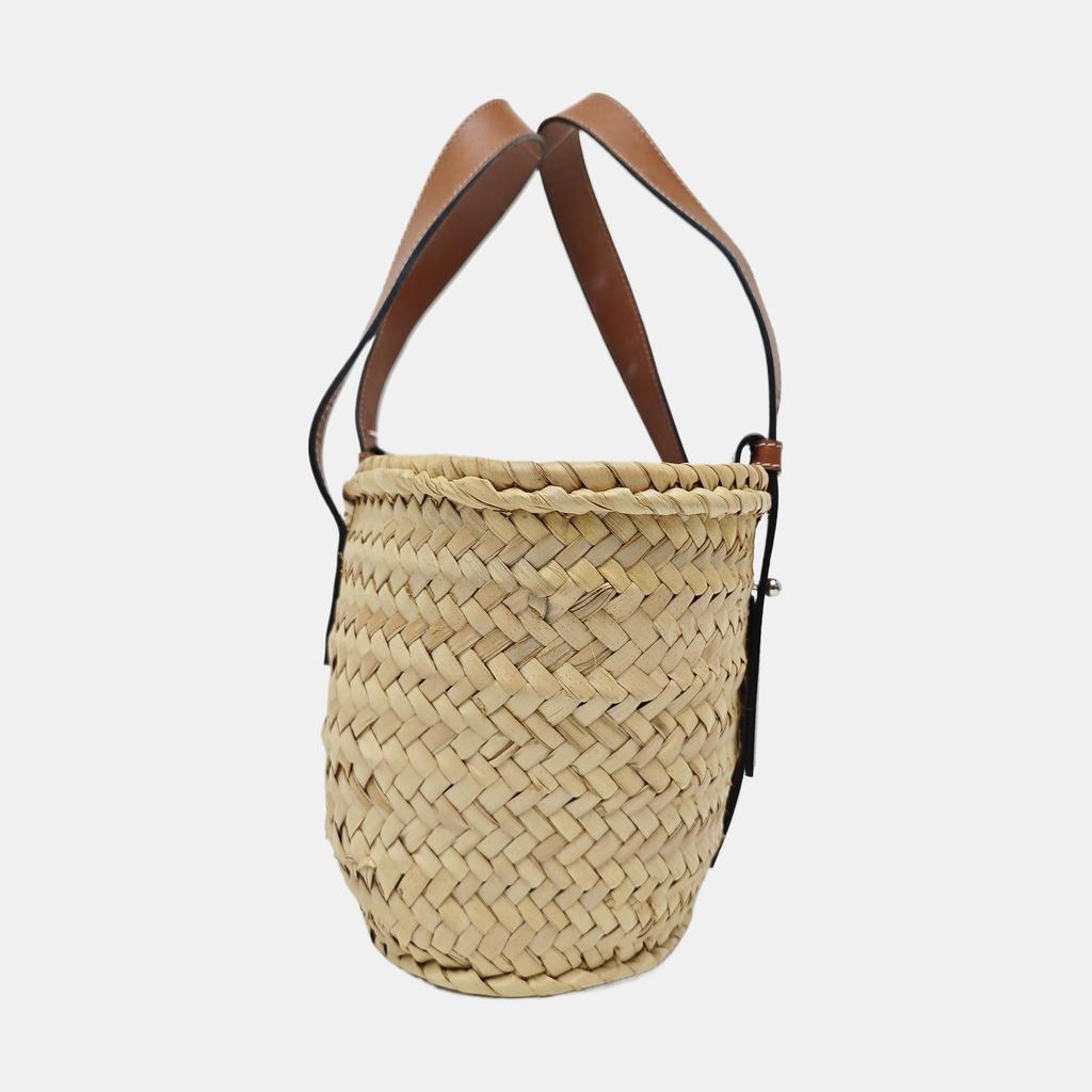 [De Segunda Mano] Bolso Cesta Pequeño Loewe 'Natural/Tostado' - Bueno #391MYI