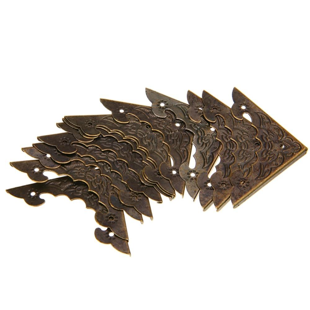 Flower Pattern Jewelry Box Decorative Protect Cover Corner Brackets Corner Foot Corner Protector