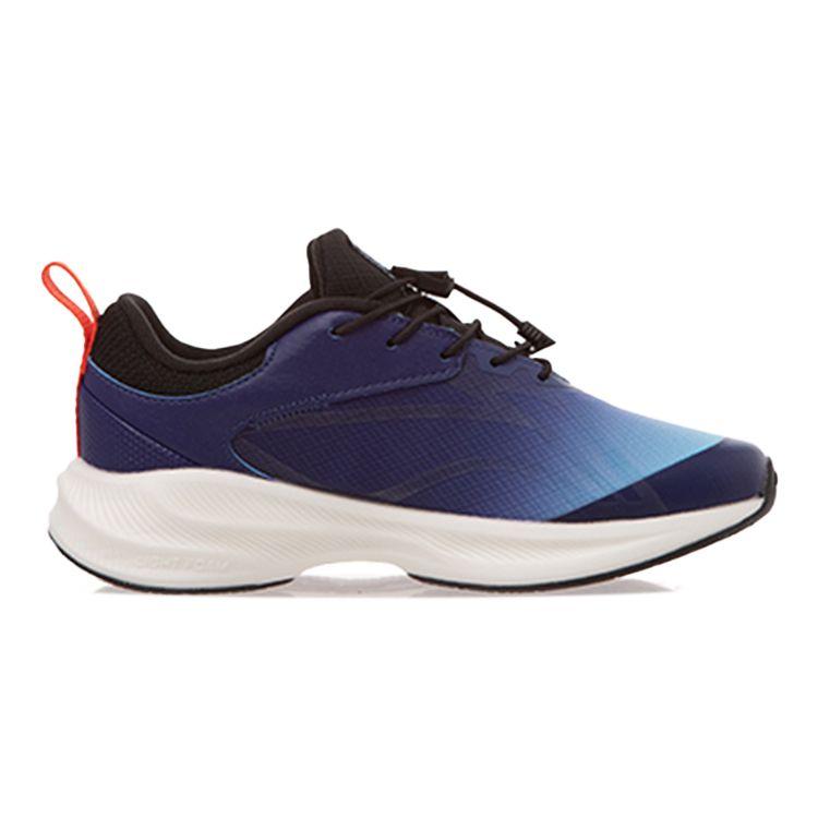 Li Ning Youth  Childrens Trendy Non-Slip Shock Absorbing Wear-Resistant Low-Top Running Shoes Kids Running Shoes Blue YKFR078-5