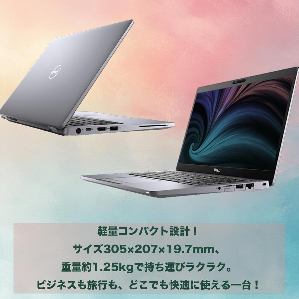 Refurbished Dell Latitude 5310 Intel Core I5 10310U 16GB Windows 11 Pro Office USB Japanese Keyboard Used, Laptop, 13.3-inch, 1.60GHz, RAM, & 2019,