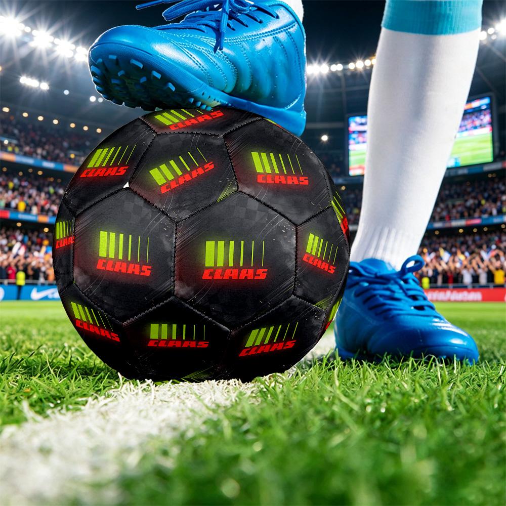 CLAAS Print Standard Size 5 Soccer Ball Durable Shock?Absorbing Ball For Training Match Outdoor Play