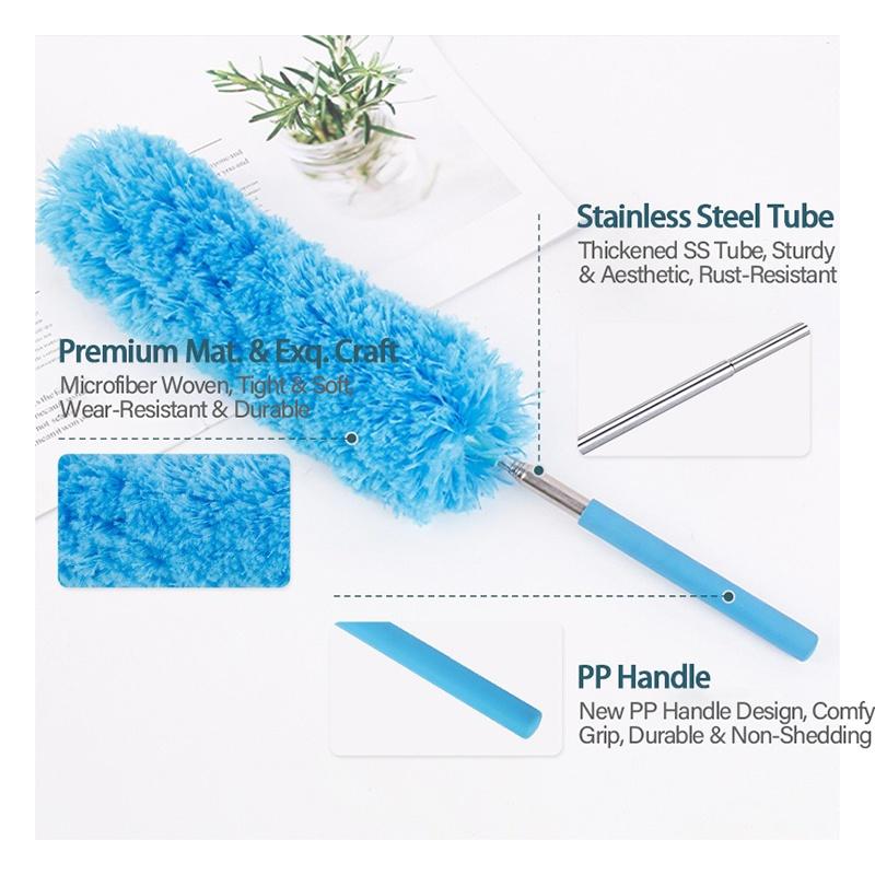 1Pcs Retractable Duster Extendable Brush Magic Duster Clean Under Sofa Cleaner Gap Dust Household Cleaning Tools CCD005