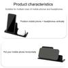 Office and Home Acrylic Desktop Holder Support for Smartphone Earphones, Adjustable Viewing Angle, Slip Resistant Design