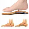Shoes Insoles For Flat Feet, Valgus Supination, Orthopedic, Leather