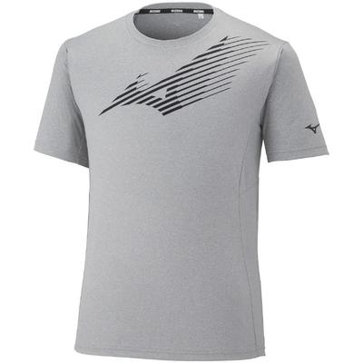 Gray Moccasin Short Sleeve Training Size L Men's T-Shirt, UPF15, 32MA2510, Moisture-Wicking, Quick-Drying Wear,