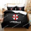 Corporation Red Umbrella Bedding Set 3D Printed Suitable for Bedroom Duvet Cover Set With Pillowcases Kids Home Textile