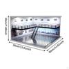 1/64 1/36 1/32 Car Diorama Scene with Lighted Storage for Diecast Collection