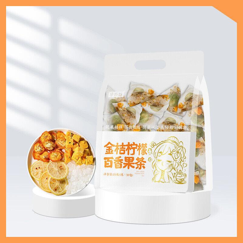 

Чай из кумквата и лимона с маракуйей, индивидуальная треугольная упаковка, сублимированный, для здоровья 150G (5g * 30 packs)