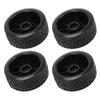 4PCS 1 10 Drift Car Tires Hard Tyre for Tamiya TT02 On Road Drifting Car RC Rubber Tires and Wheels Set Black
