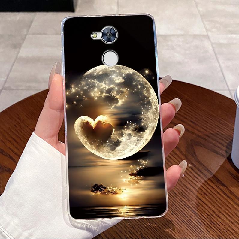 For Huawei Honor 6A / Holly 4 DLI-L42 L22 Phone Case Clear Luxury Cute Love Rabbit Funny Pattern TPU Soft Silicone Cover Casing
