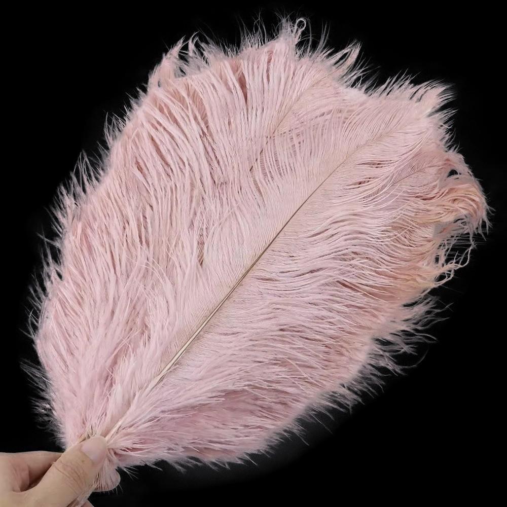 10Pcs Table Accessories Ostrich Feathers Stage Props Artificial Ostrich Feather Party Decoration