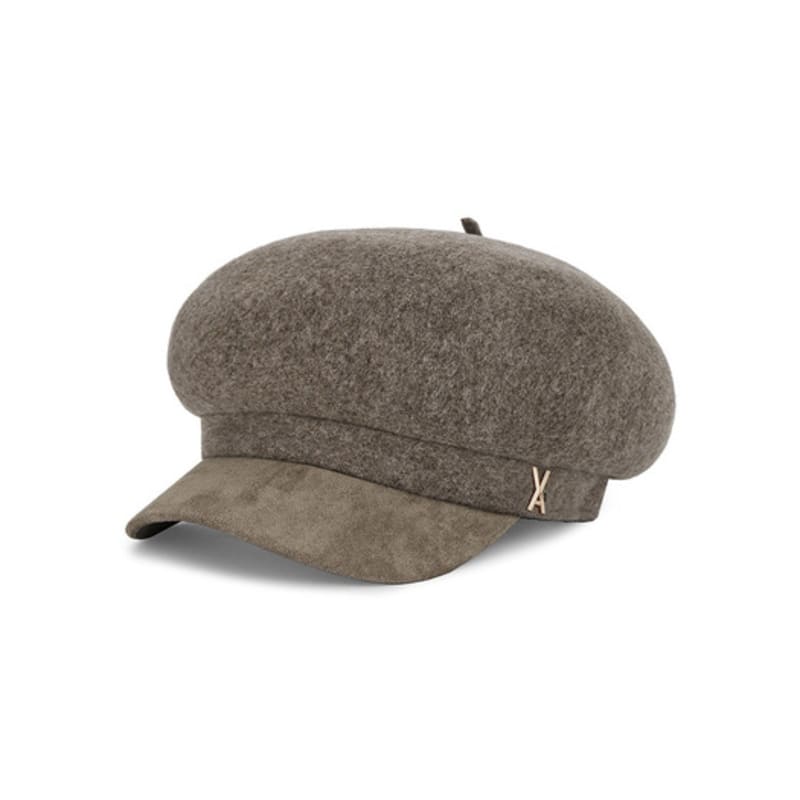 VARZAR VA Studded Wool Combo Newsboy Cap Warm Top