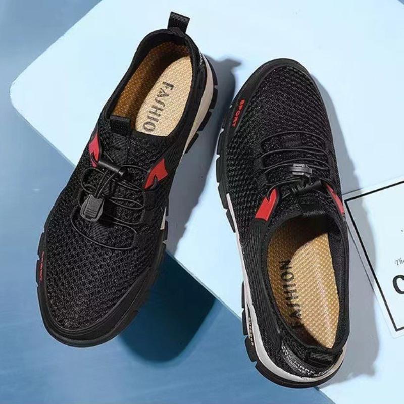 High Quality Men's Hiking Shoes Summer Mesh Speed Interference Water Shoes Outdoor Non-slip Wear-resistant Casual Sneakers 2025