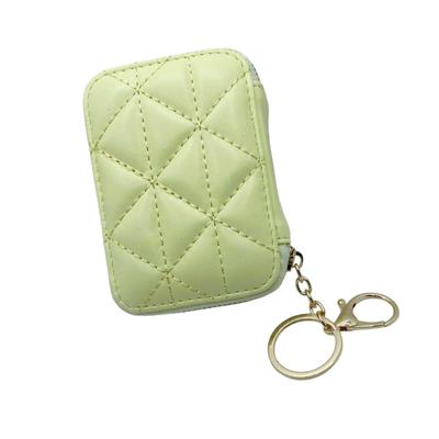 Lunari Lip Case with Lip Makeup Lipstick Case with Key Small Item Yellow Mirror, Pouch, Pouch, Ring, Compact, Organizer, (Yellow)