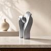 Abstract Twisted Decorative Sculpture Contemporary for Entryway, Reception Area