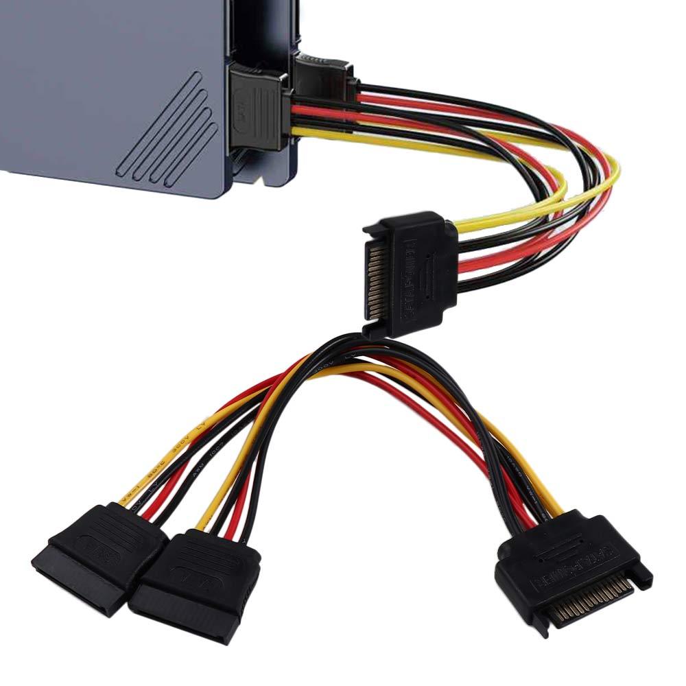 Cable Power Extension Cable HDD Splitter SATA Power Cable SATA Adapter Cable Hard Disk Power