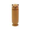 Silicone Pencil Pouch Soft Stationery Box INS Cartoon Bear Pencil Case  Children Gifts