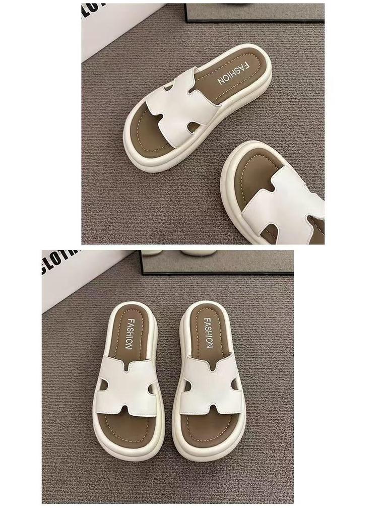 Women's Platform One-Strap Thick-Soled Sandals - 2025 Summer Non-Slip Beach Wear