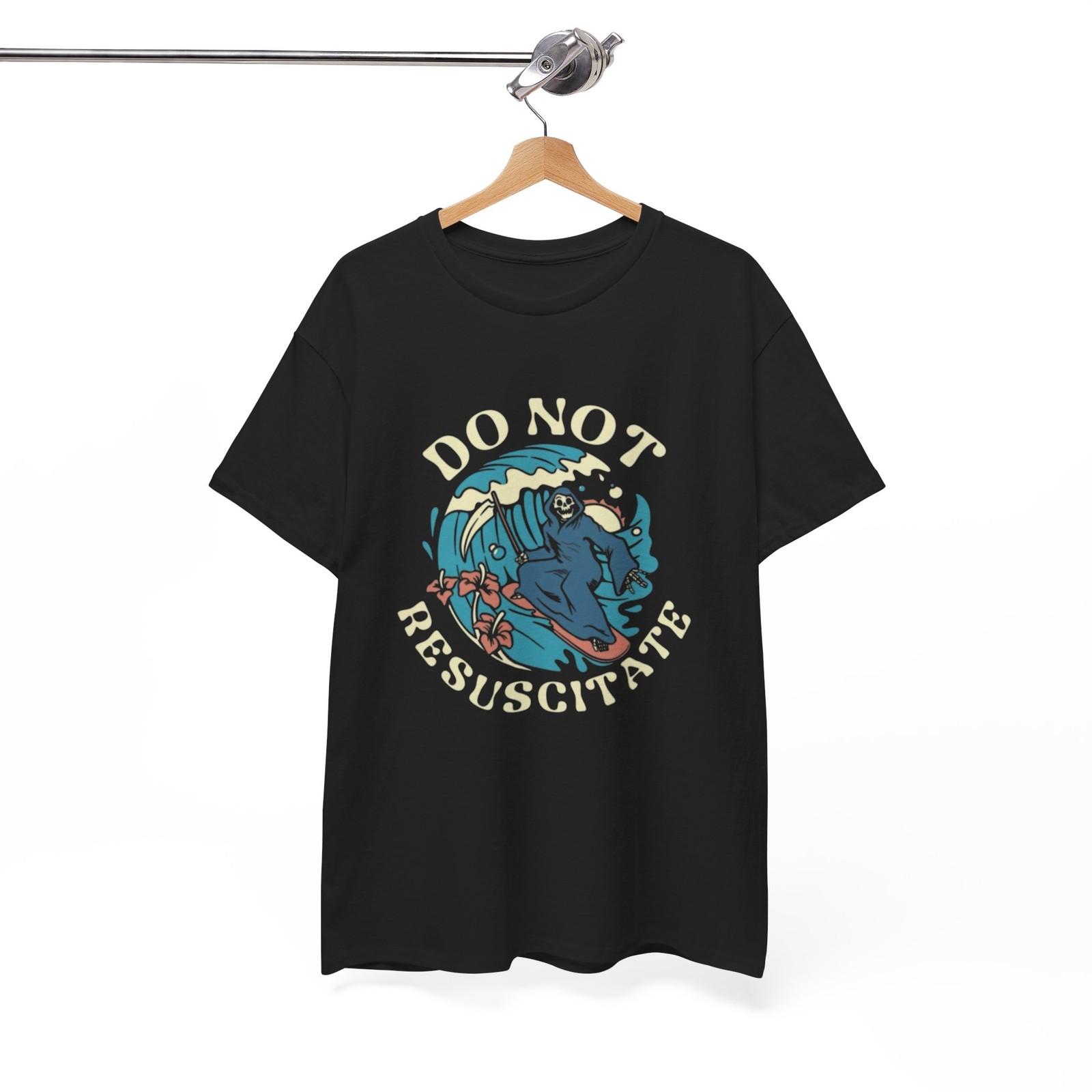 Surfing Grim Reaper Graphic T Shirt NEW ADULT Unisex Heavy Cotton Tee S разноцветный