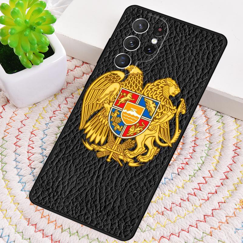 Armenia Albania Russia Emblem Phone Case for Samsung Galaxy Note 10 Pro S26 Ultra S23 S24 FE S25 S21 S22 PLUS Shockproof Cover