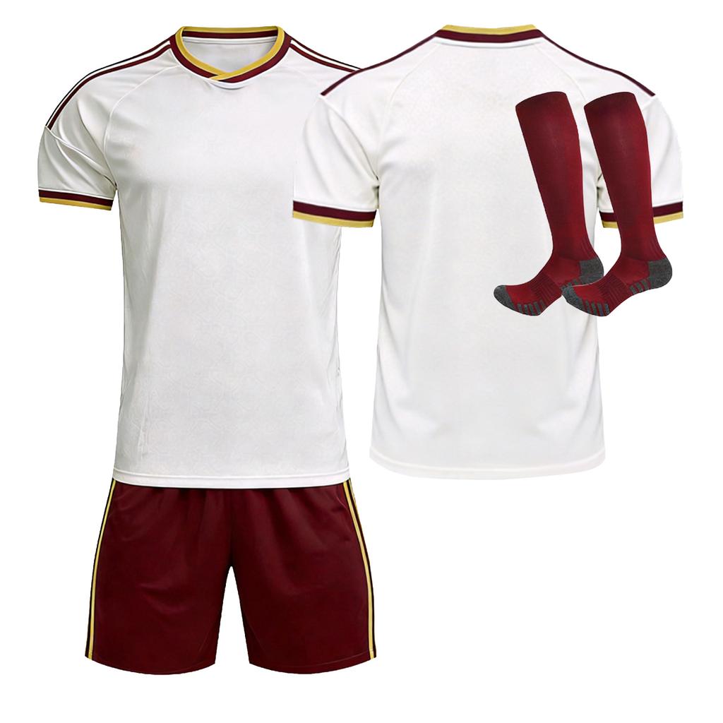 2526 Away Jerseys Sports Team Uniform Set Football Training Suit Set