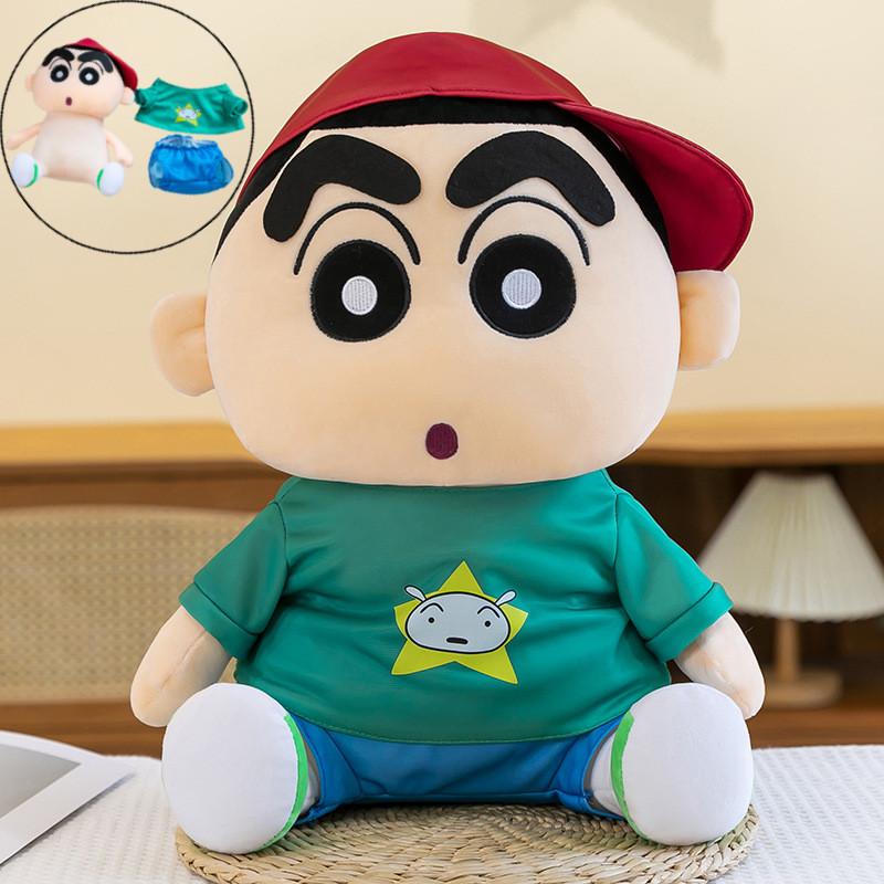 Adorable Crayon Shin Chan Plush Toy In Hoodie Design Soft And Cuddly Doll For Kids