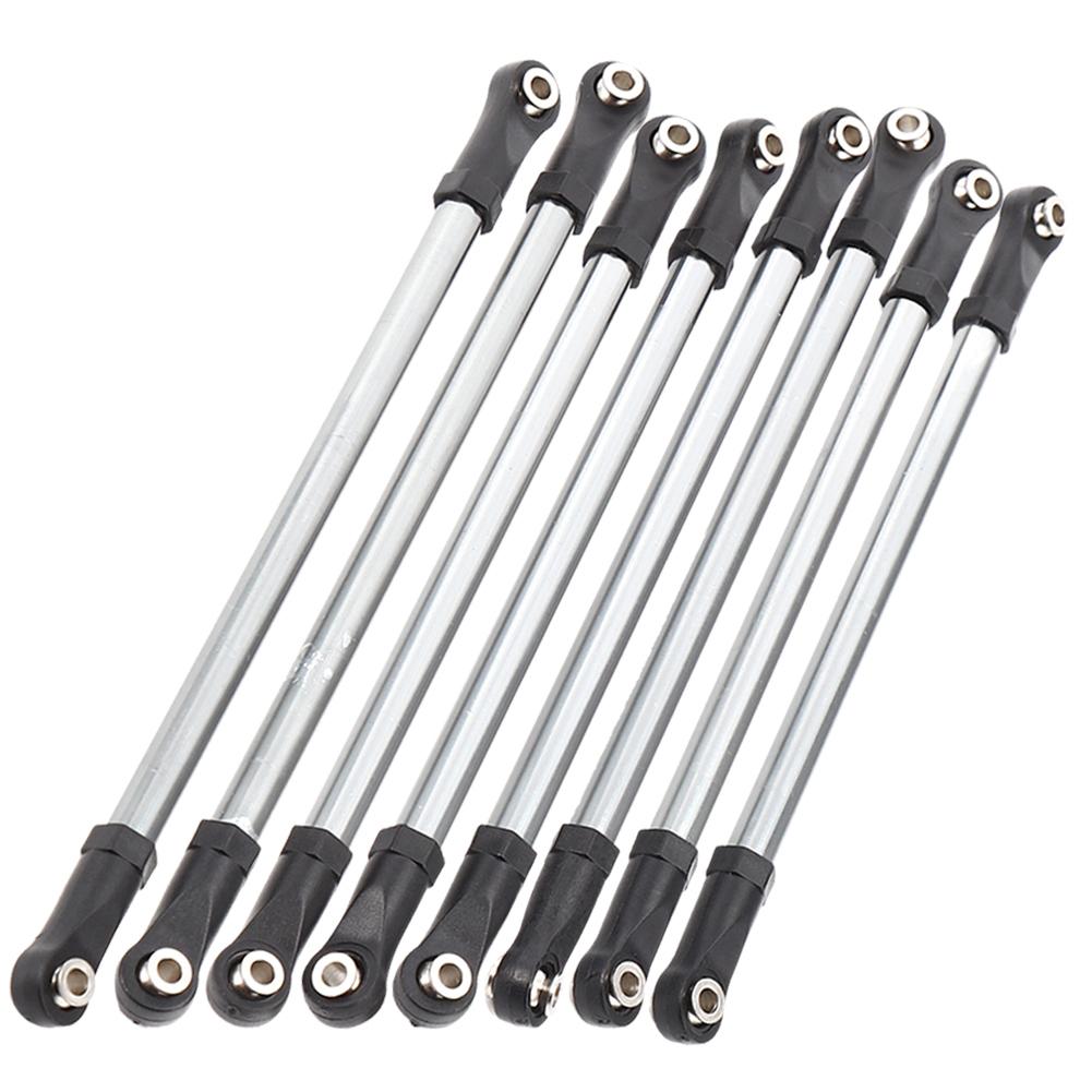 8pcs Metal Joint Link Rod RC Accessory Fit for SCX10II 90046 D90 1Celsius10 RC Car