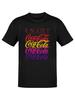 Officially Licensed Coca-Cola Gradient Logo Vibrant Retro Drink Mens T-shirt