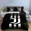 Black and White Modern Abstract Logo Bedding Set (1 duvet cover, 2 pillowcases, duvet not included) sofas