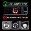 TOMALL Engine Start Button Rhinestone Car Engine Button Cover Button