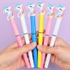 36Pcs Unicorn Shape Straight Liquid Quick Drying Gel Pen School Office Supplies Kawaii Prize Gift Writing Tools Holiday Gift Novelty Stationery Teache