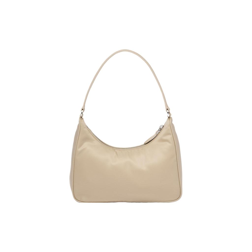 Prada Re-Edition 2005 Zipper Closure Nylon Handbag Shoulder Bag Mini Women handbags Desert-Beige 1NE204_R064_F0F24