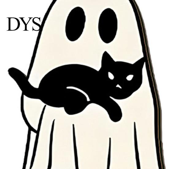 Halloween Wall Hooks Ghost Cat Wooden Hanging Hook for Keys Hats, Decorative Party Supplies Hanger, Cute Home Living Room Bedroom Entryway Key Hangers