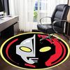1pc Ultraman Chair Carpet for Office Non Slip, Machine Washable Rug for Office, Room Holiday Decor for Christmas, Birthday Polyester