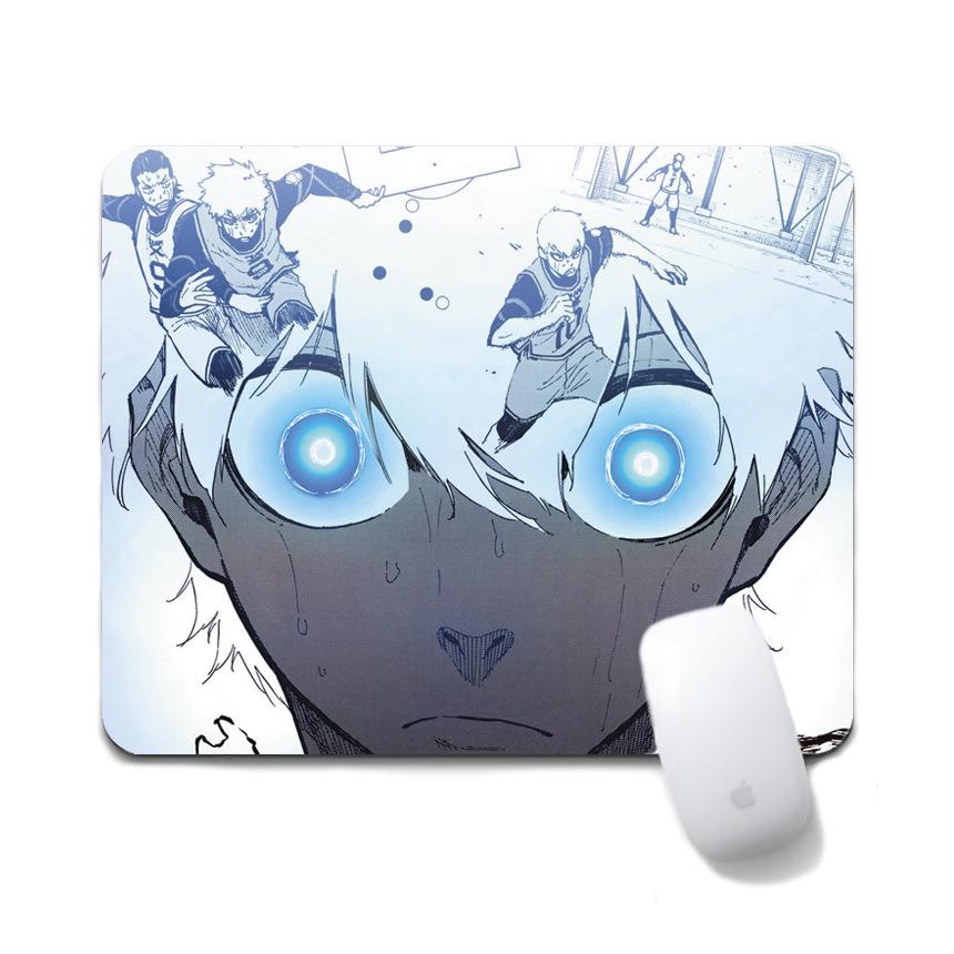 Anime BLUE LOCK Non-Slip Mouse Pad 20x24CM - Blue Prison Gaming Pad, Second Dimension Design