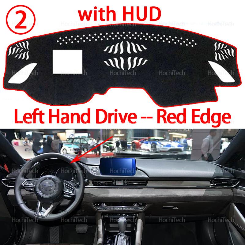 For Mazda 6 Mazda6 2016 2017 2018 GL Atenza Dashboard Cover Pad Car Liner Anti-UV Mat Sunshade Dashmat Carpet Dash