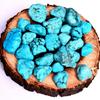 Natural Looking Turquoise Free Form Stone Polished Healing Crystal Reiki Meditation Positive Energy Home Decor Jewelry Making