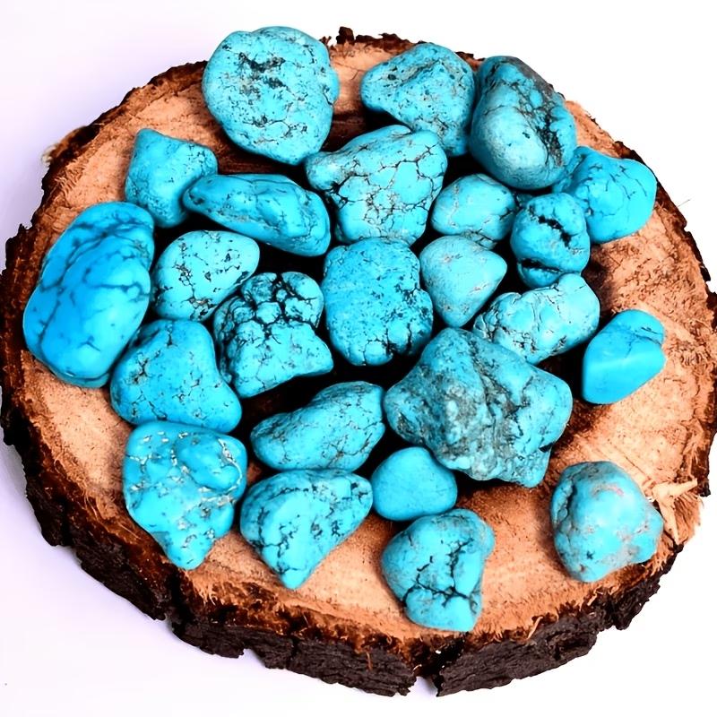 Natural Looking Turquoise Free Form Stone Polished Healing Crystal Reiki Meditation Positive Energy Home Decor Jewelry Making