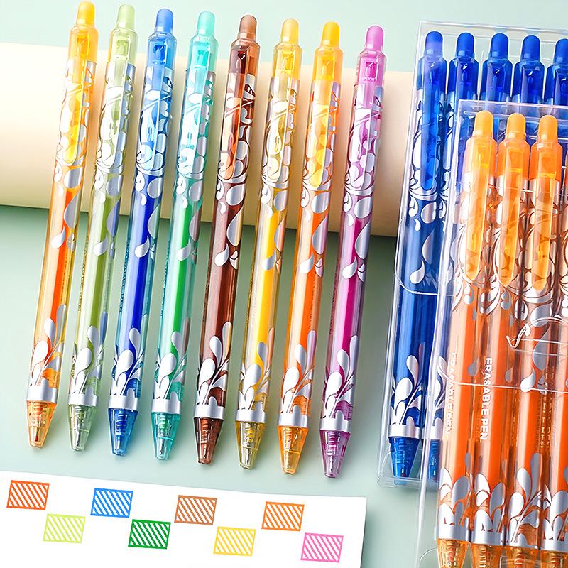 Blauw en Wit Porselein Kleurige Hitte-Uitwisbare Neutrale Pen - Student Kantoorbenodigdheden