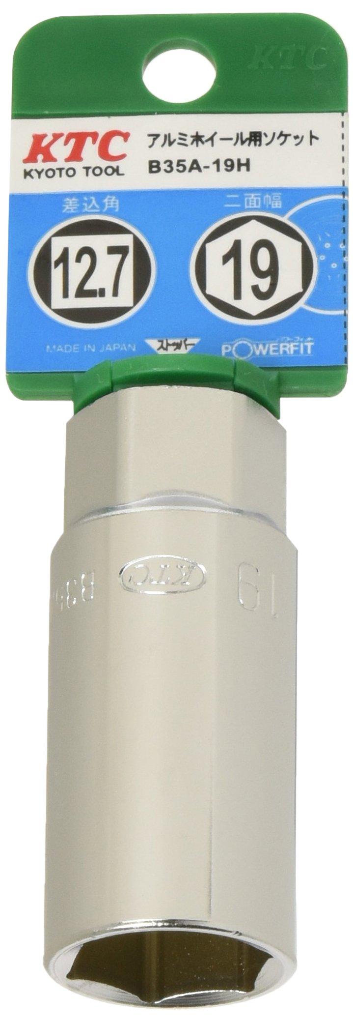 Kyoto Tool Aluminum Wheel Thin Type (KTC) Socket, B35A-19H