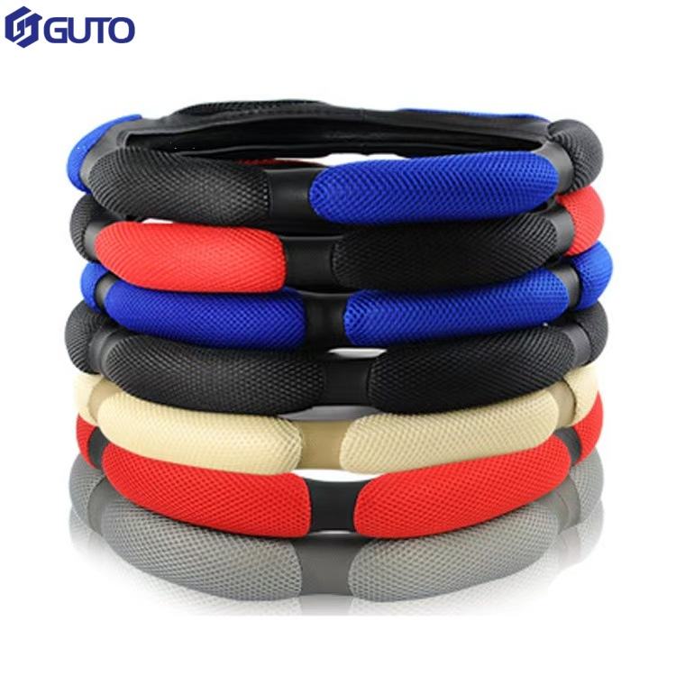 Winter Sports Style Breathable and Comfortable Car Steering Wheel Cover Logo Steering Wheel Covers 38 cm(14.96in) чёрный